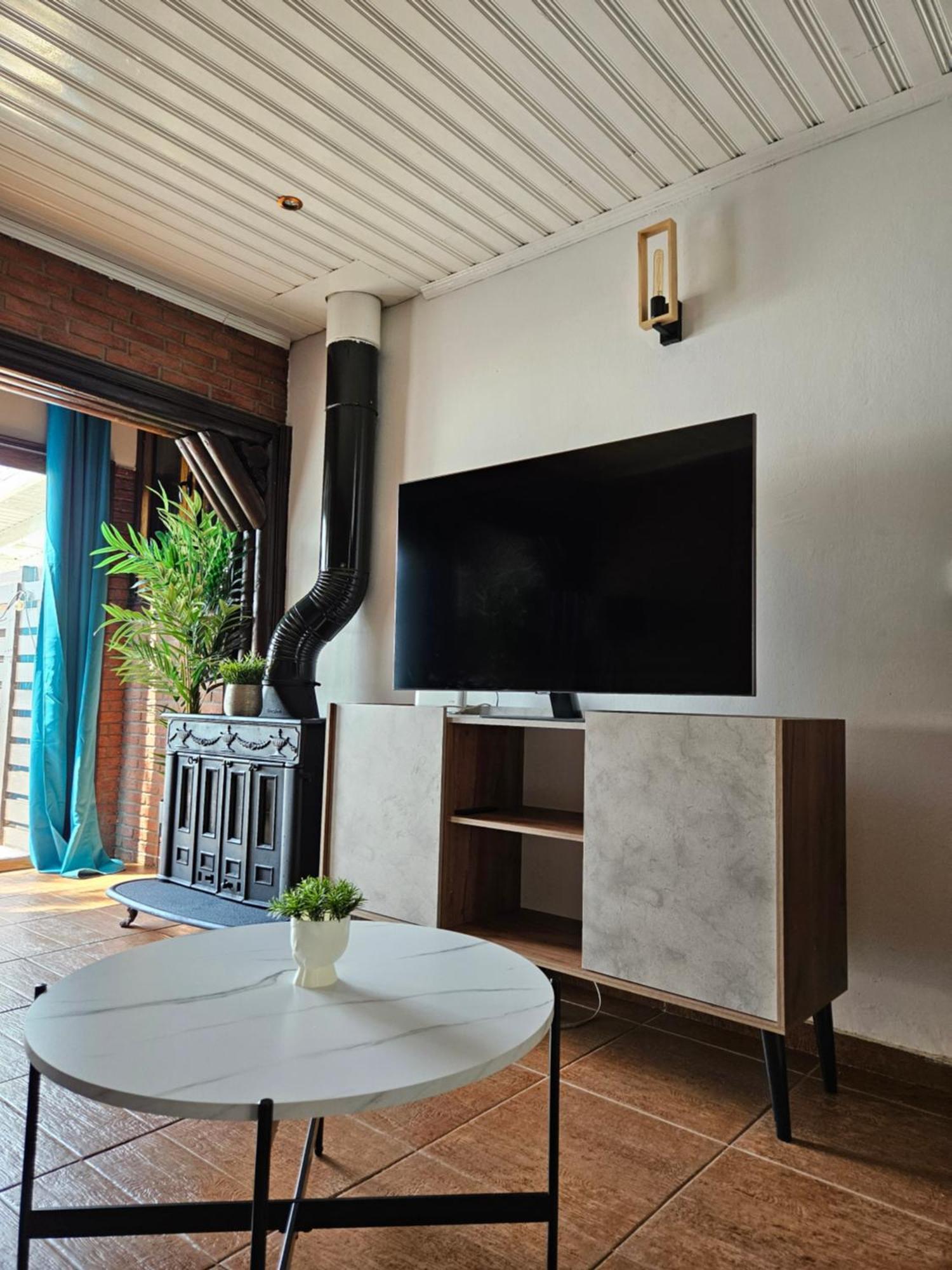 Beach House At Seafront Villa Meneou Exterior foto