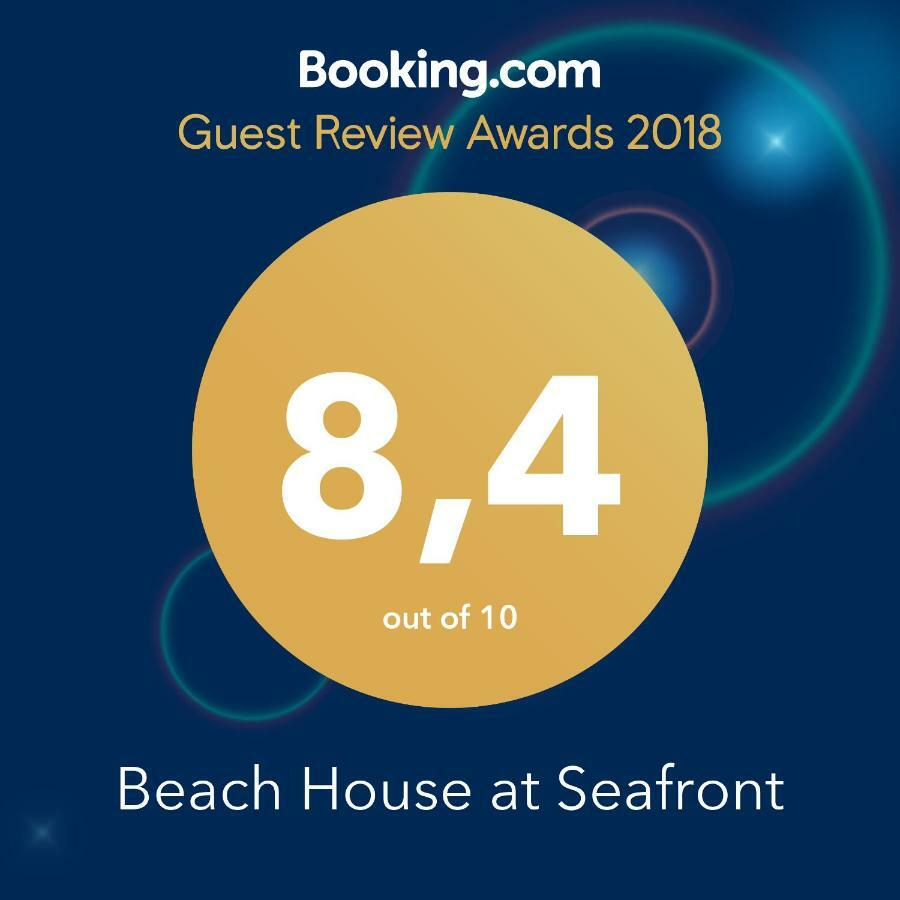 Beach House At Seafront Villa Meneou Exterior foto